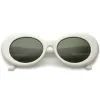 Women's Retro Disco Oval Clout Color Tone Lens Sunglasses 51mm C382 sold by ZeroUV