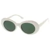 Women's Retro Disco Oval Clout Color Tone Lens Sunglasses 51mm C382 sold by ZeroUV