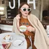 Women's Retro Disco Oval Clout Color Tone Lens Sunglasses 51mm C382 sold by ZeroUV