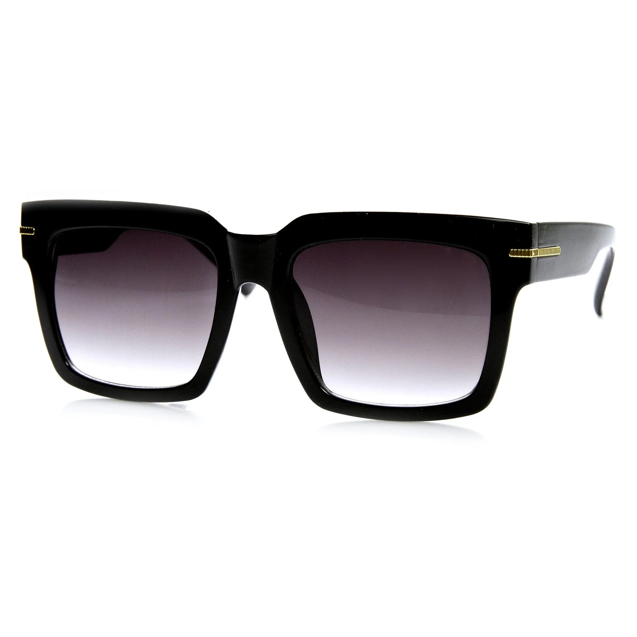 Large Retro Modern Square Block Flat Top Aviator Sunglasses 9300 sold by ZeroUV product image thumbnail 3