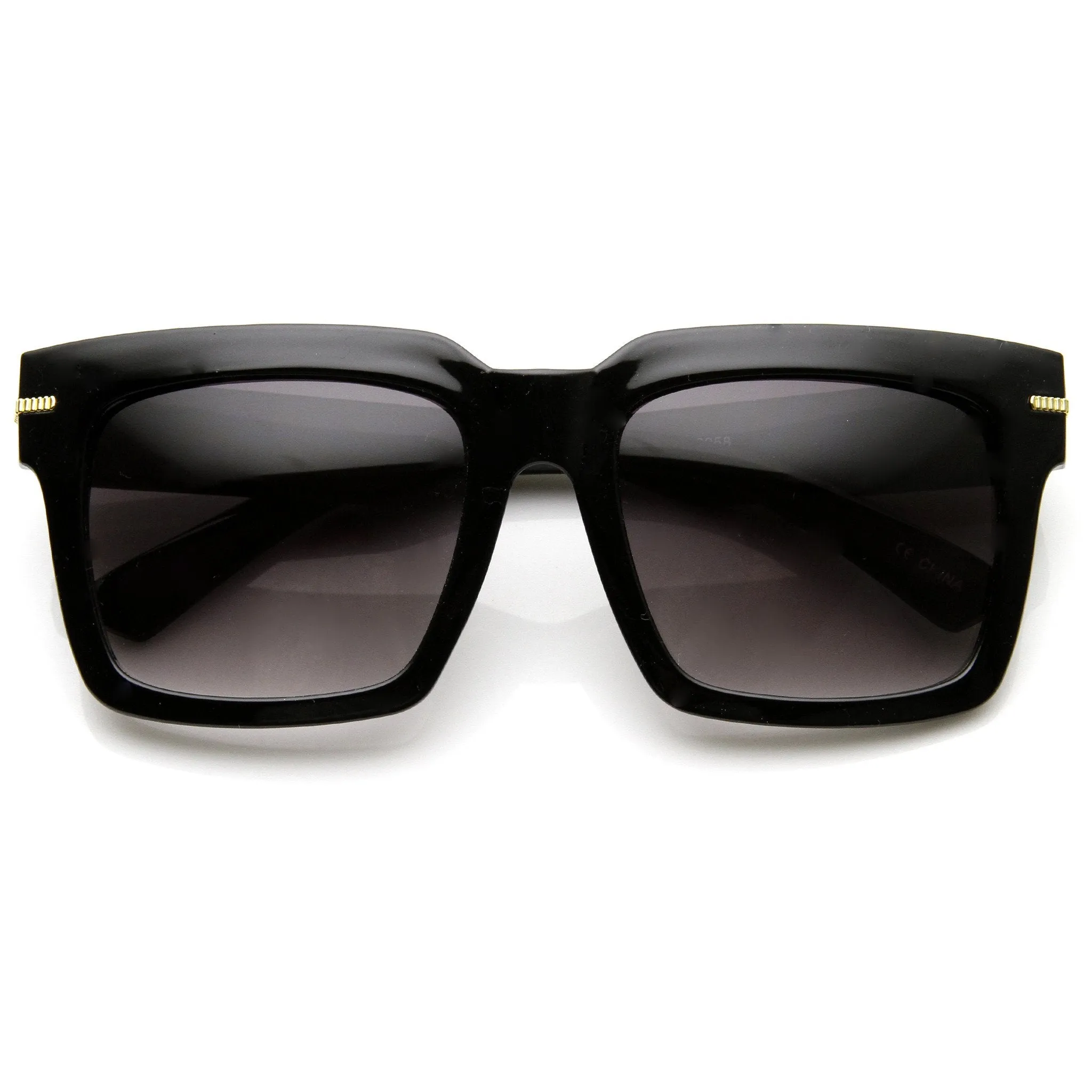 Large Retro Modern Square Block Flat Top Aviator Sunglasses 9300 sold by ZeroUV