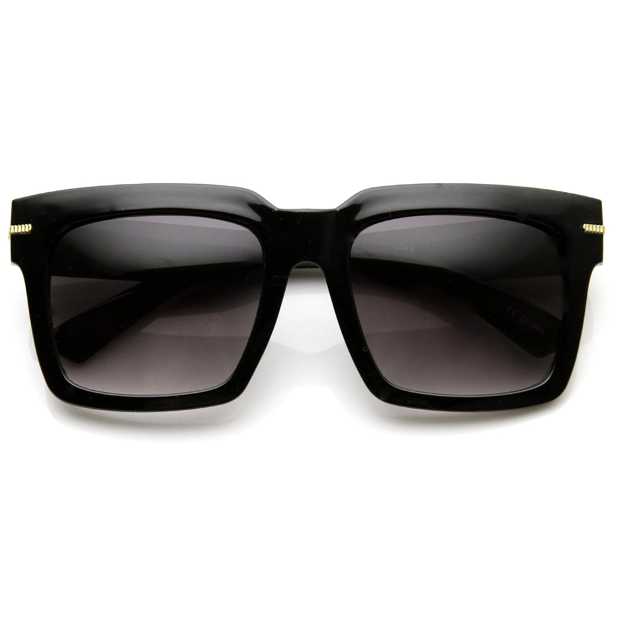 Large Retro Modern Square Block Flat Top Aviator Sunglasses 9300 sold by ZeroUV product image thumbnail 4