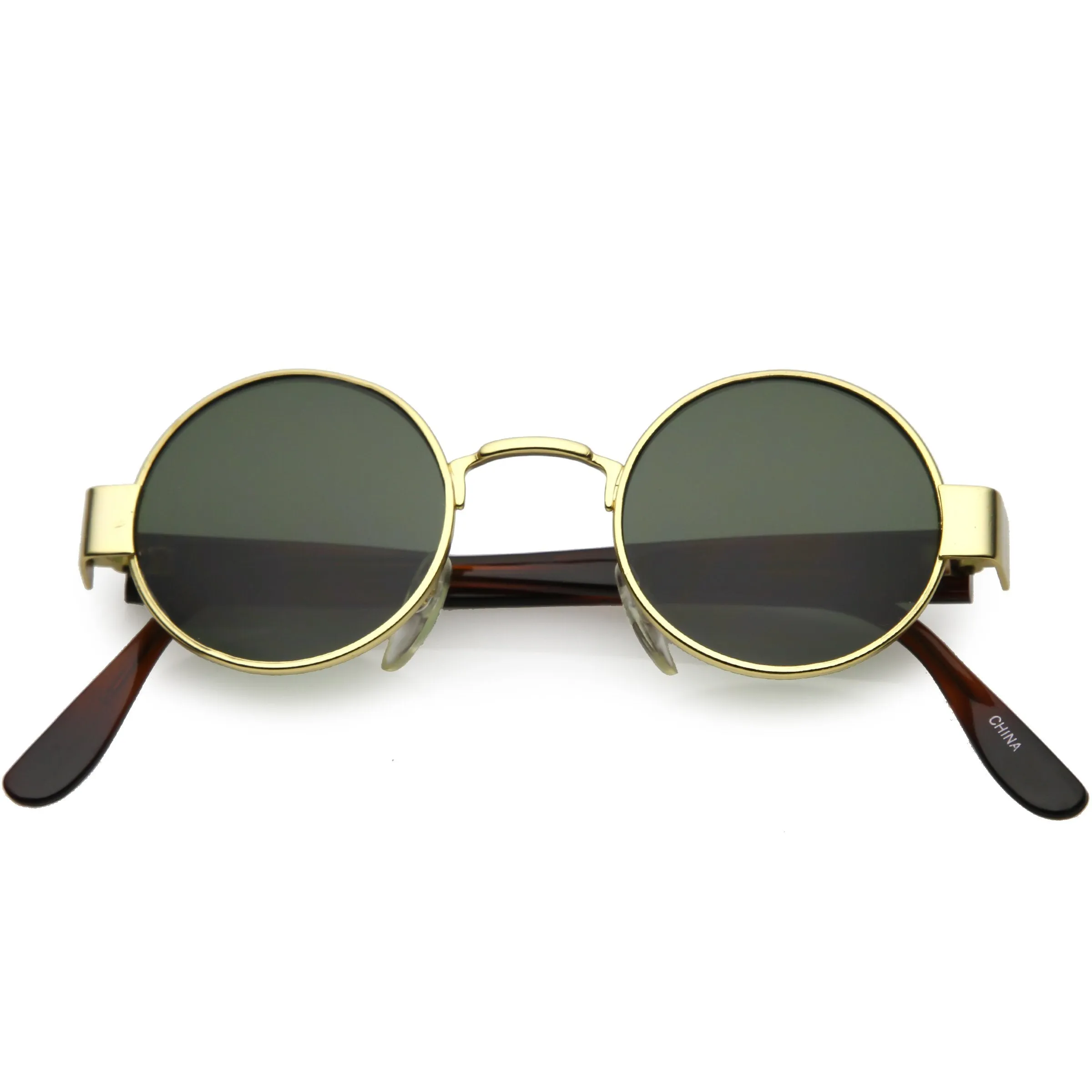 European True Vintage Round Spectacle Dapper Sunglasses C637 sold by ZeroUV product image thumbnail 5
