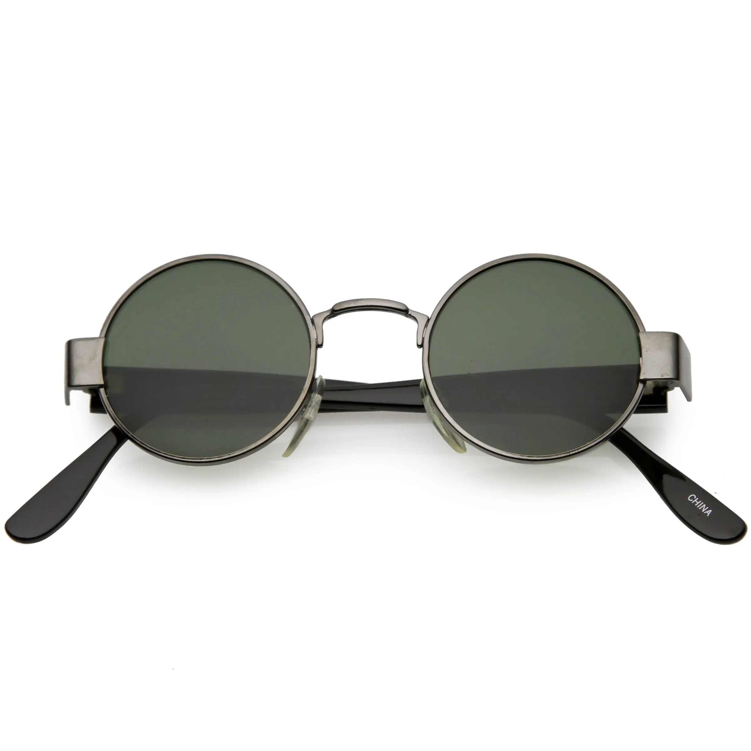 European True Vintage Round Spectacle Dapper Sunglasses C637 sold by ZeroUV