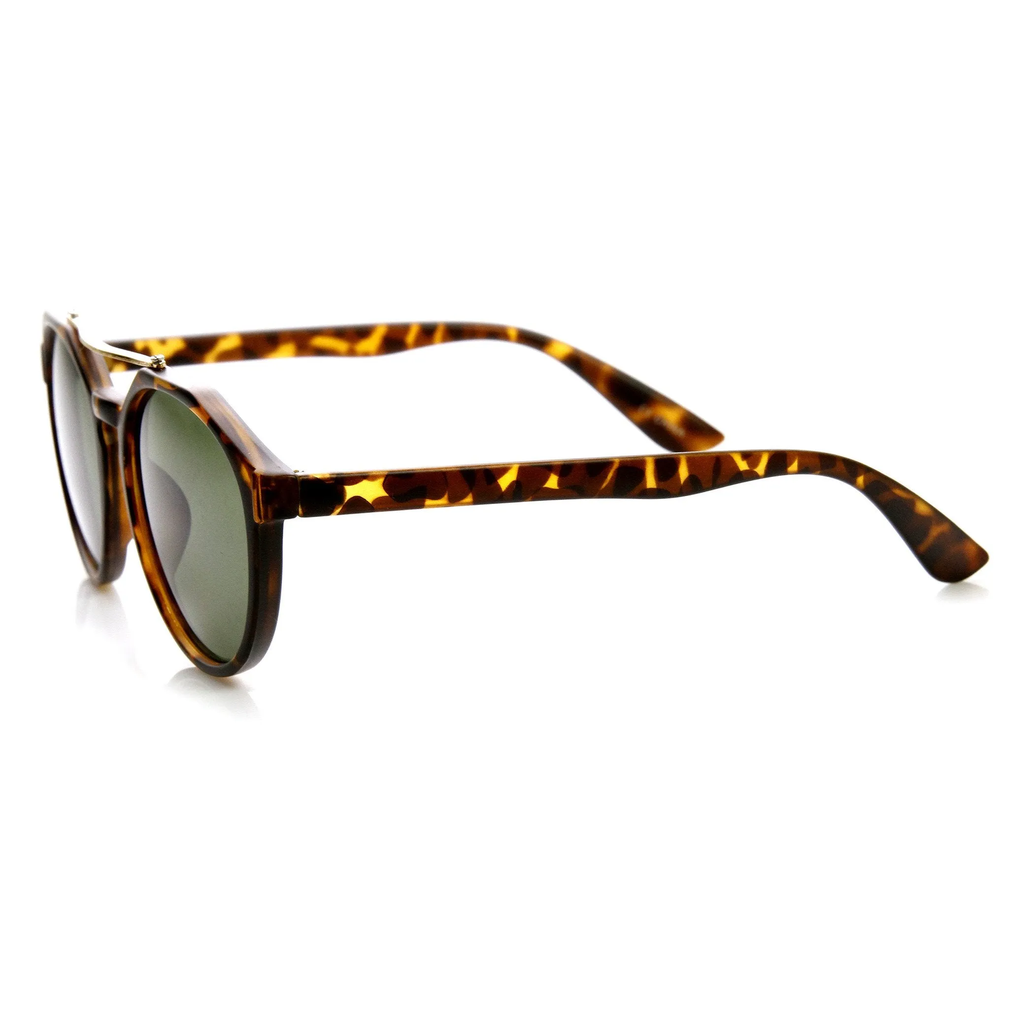 European Fashion Dapper Crossbar Keyhole P3 Rounded Sunglasses 9299 sold by ZeroUV product image thumbnail 3