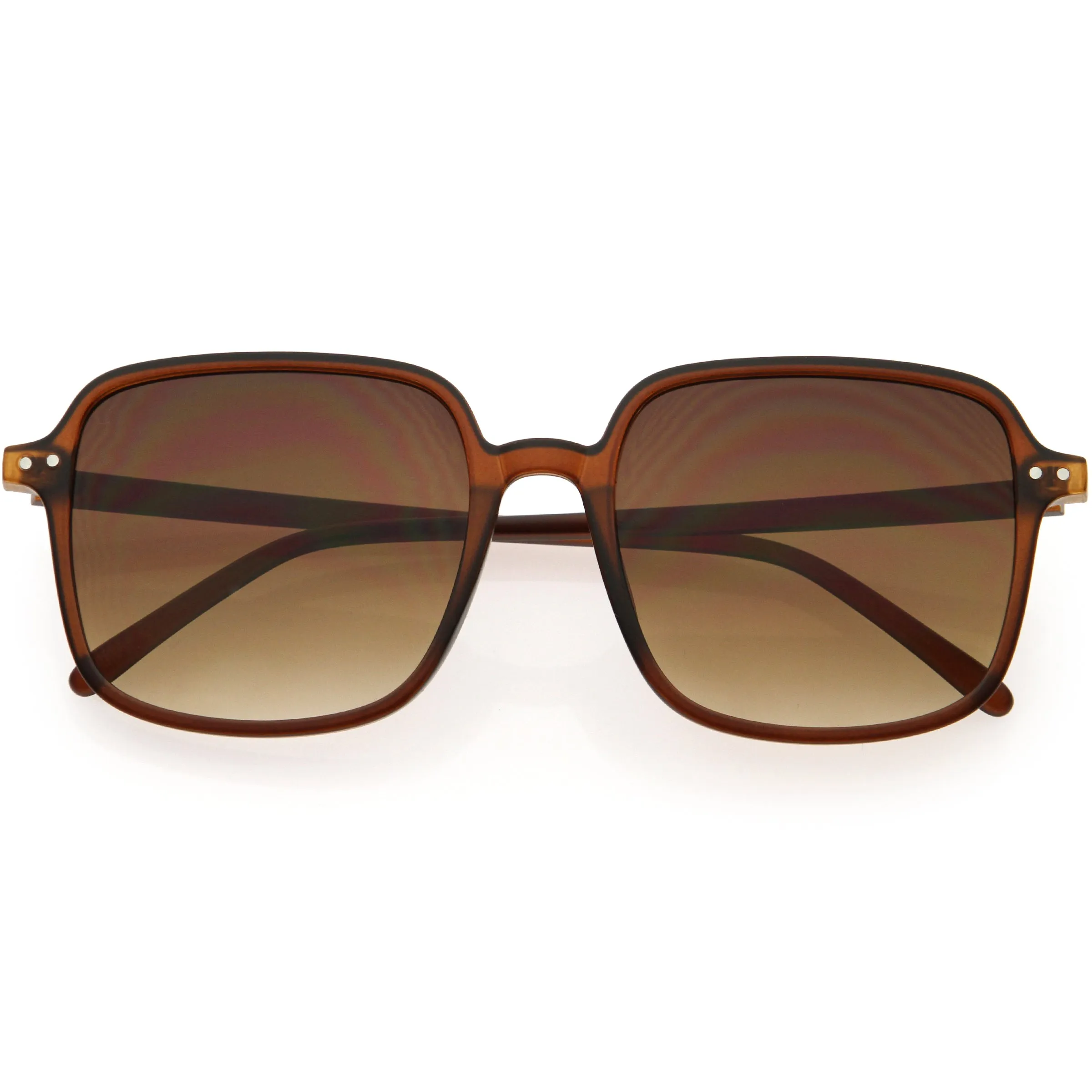 Chic Everyday Square Mid Temple Oversized Sunglasses D257 sold by ZeroUV