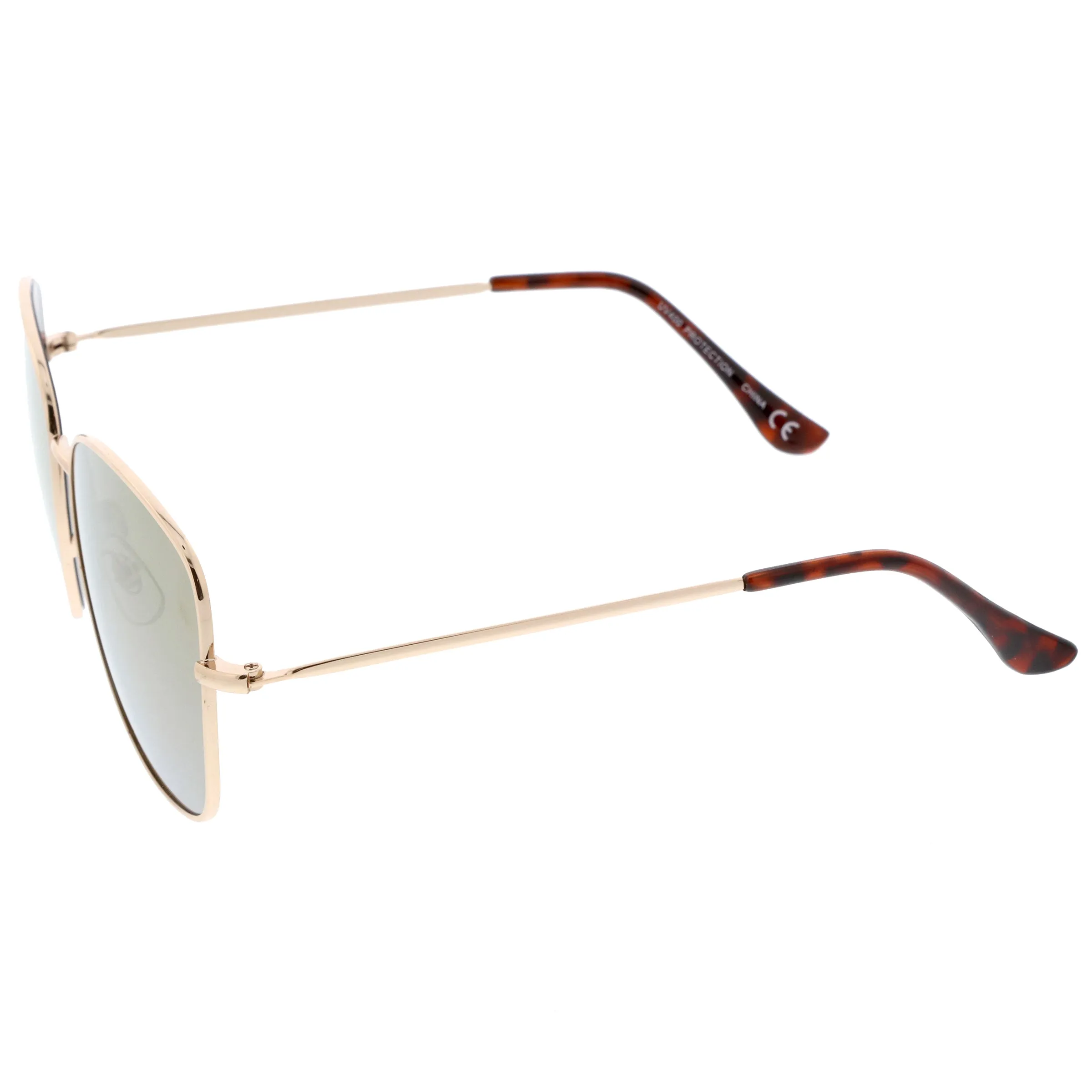 Oversize Modern Square Color Mirrored Sunglasses A389 sold by ZeroUV product image thumbnail 5