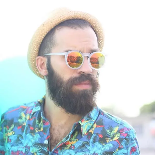 Retro P3 Round Mirrored Lens Colorful Sunglasses sold by ZeroUV product image thumbnail 4