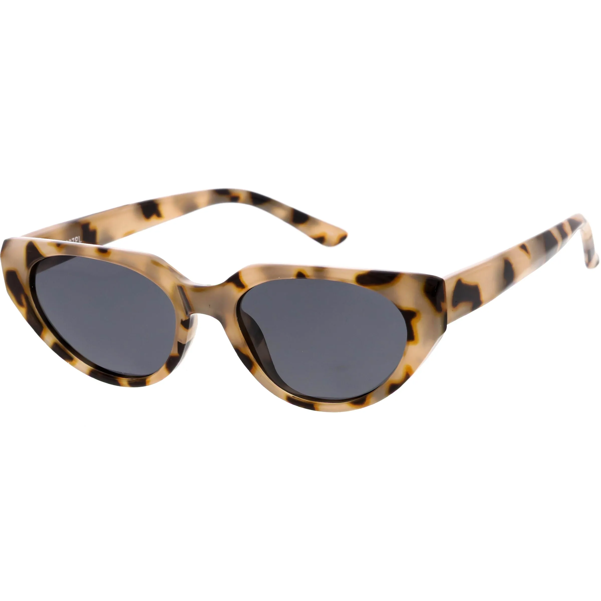 Polarized Neutral Colored Oval Lens Wide Arms Cat Eye Sunglasses C928 sold by ZeroUV product image thumbnail 2