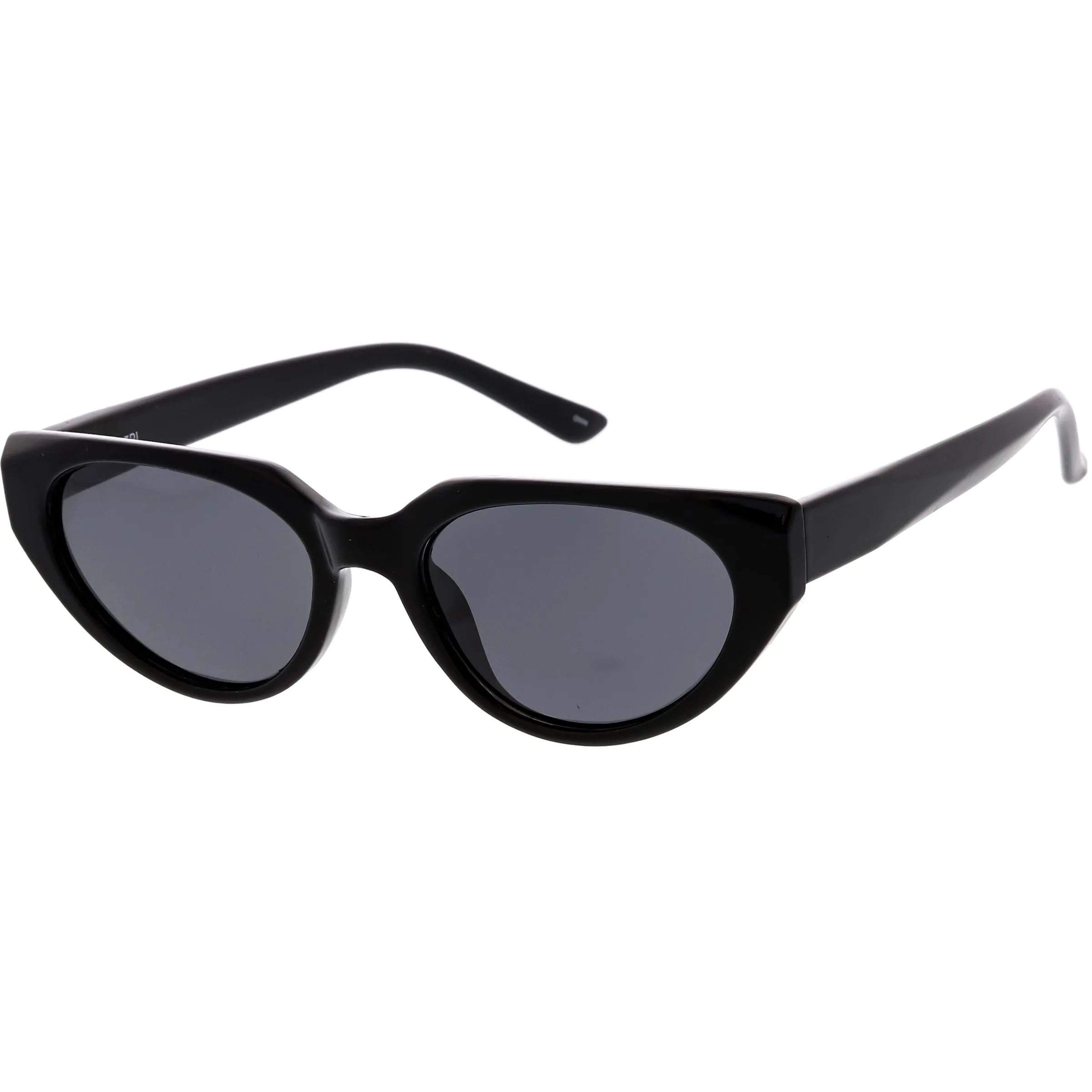 Polarized Neutral Colored Oval Lens Wide Arms Cat Eye Sunglasses C928 sold by ZeroUV product image thumbnail 5