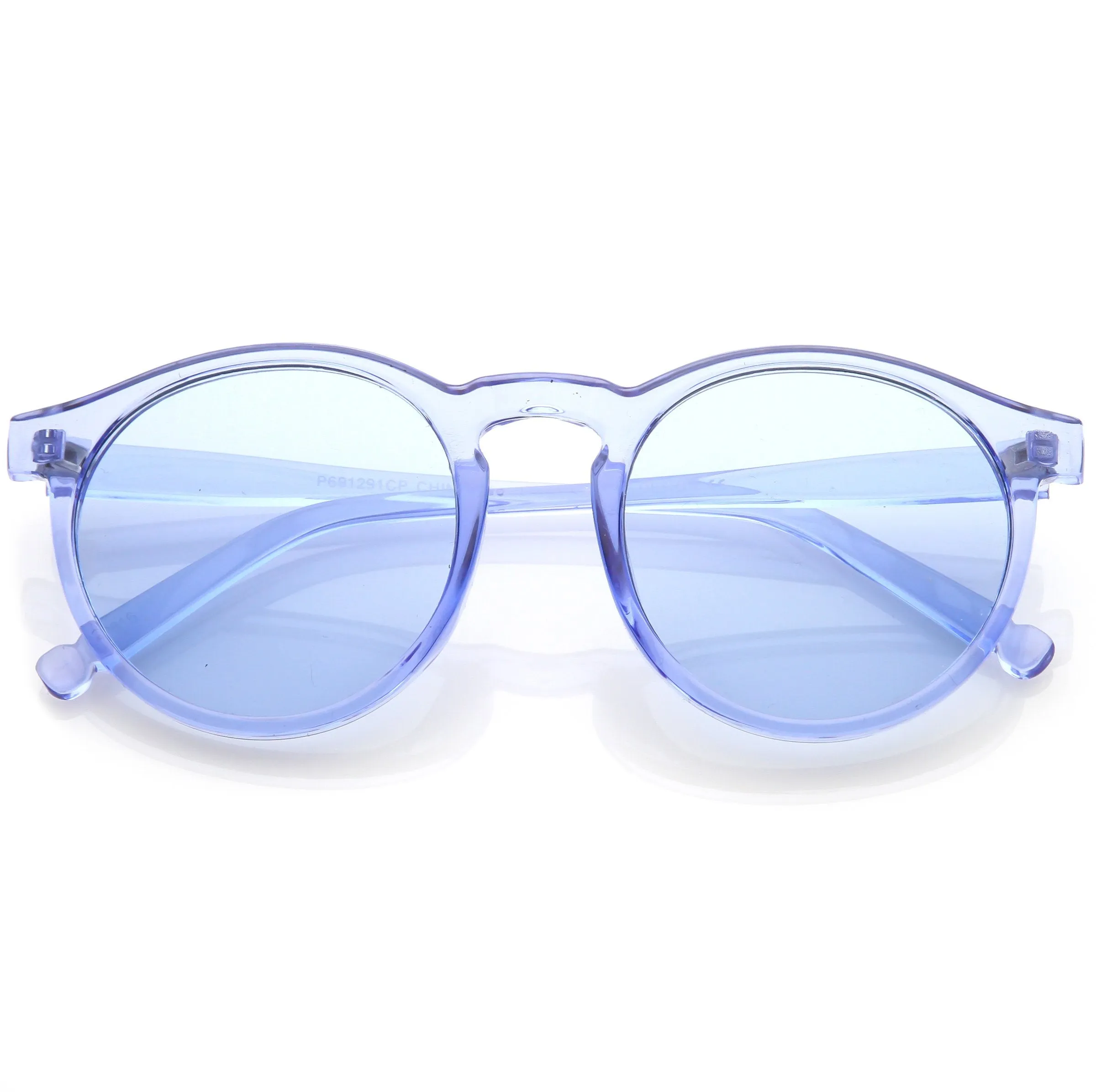 Round Festival Party Translucent Color Tone Tinted Lens Sunglasses C374 sold by ZeroUV product image thumbnail 3