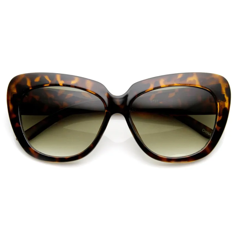 Oversize Womens Designer Cateye Fashion Sunglasses 9163 sold by ZeroUV