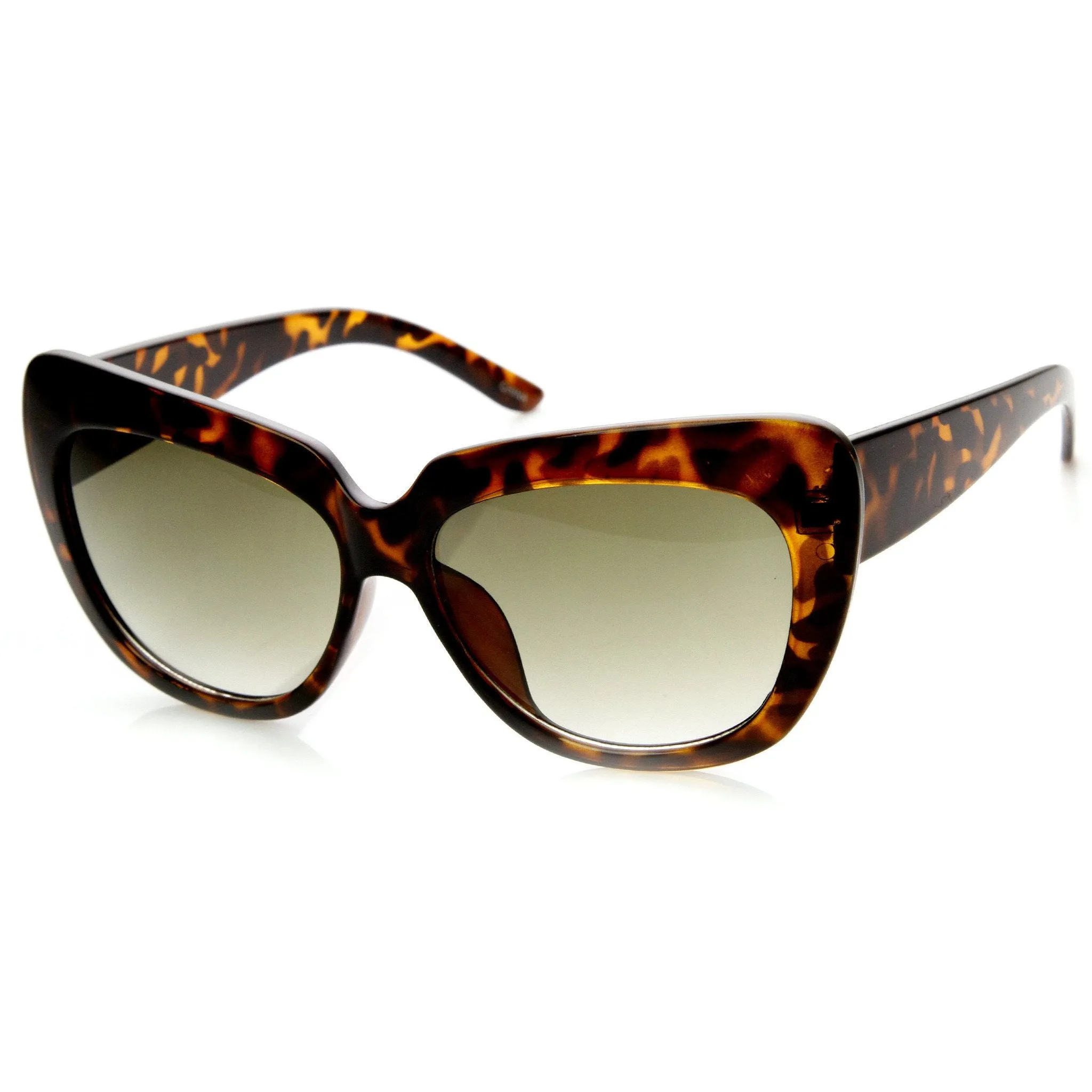 Oversize Womens Designer Cateye Fashion Sunglasses 9163 sold by ZeroUV product image thumbnail 2