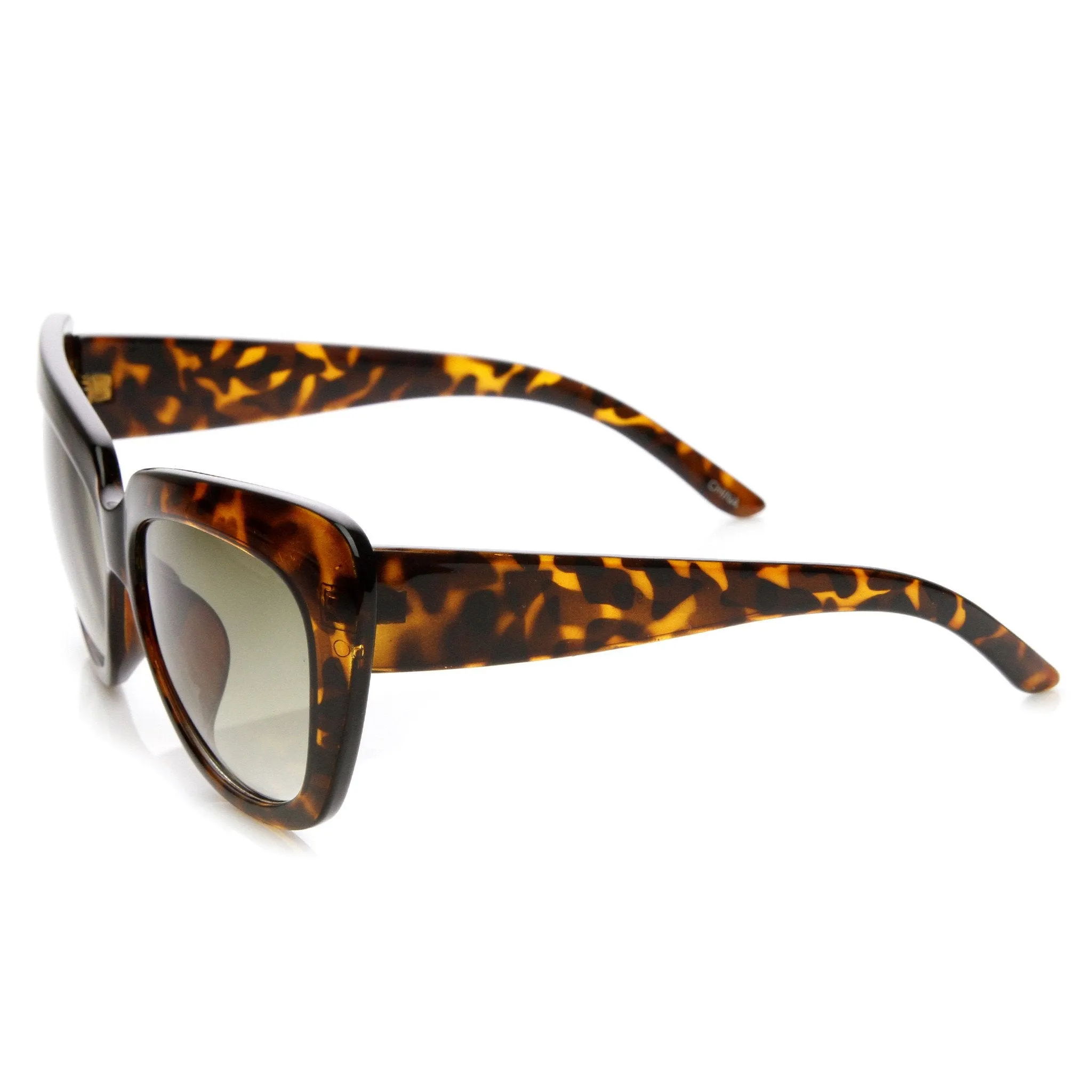 Oversize Womens Designer Cateye Fashion Sunglasses 9163 sold by ZeroUV product image thumbnail 3