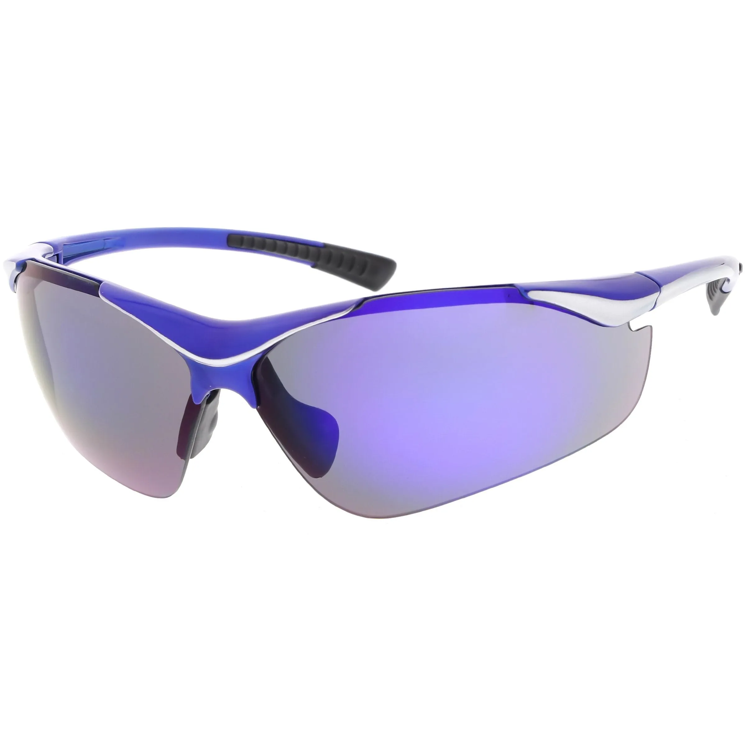 Performance TR-90 Sports Shield Mirrored Lens Sunglasses C797 sold by ZeroUV product image thumbnail 2