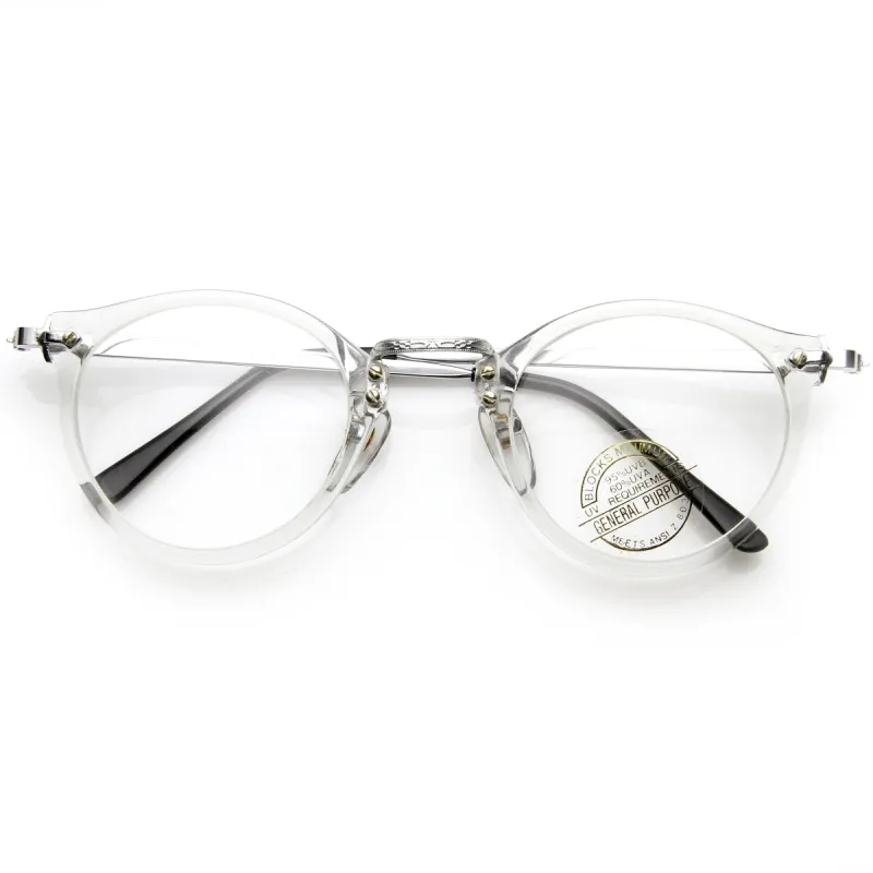Genuine Vintage Deadstock Horned Rim Clear Lens Glasses 7240 sold by ZeroUV