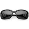 Oversize Metal Chain Accent Polarized Lens Rectangle Sunglasses C784 sold by ZeroUV
