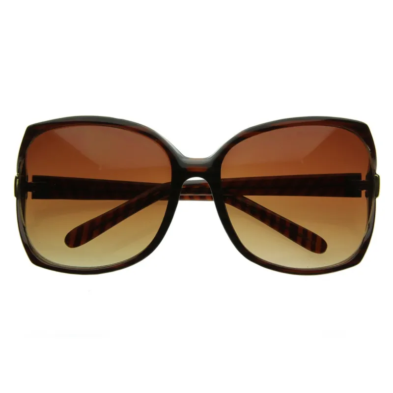 Womens Fashion Oversize Designer Square Sunglasses 2384 sold by ZeroUV