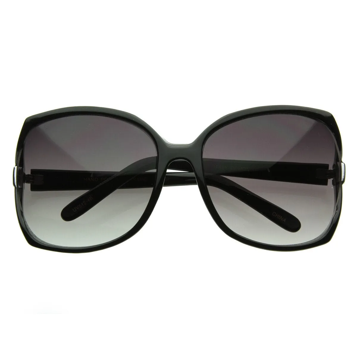 Womens Fashion Oversize Designer Square Sunglasses 2384 sold by ZeroUV product image thumbnail 5