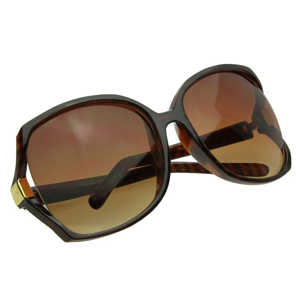 Womens Fashion Oversize Designer Square Sunglasses 2384 sold by ZeroUV product image thumbnail 3