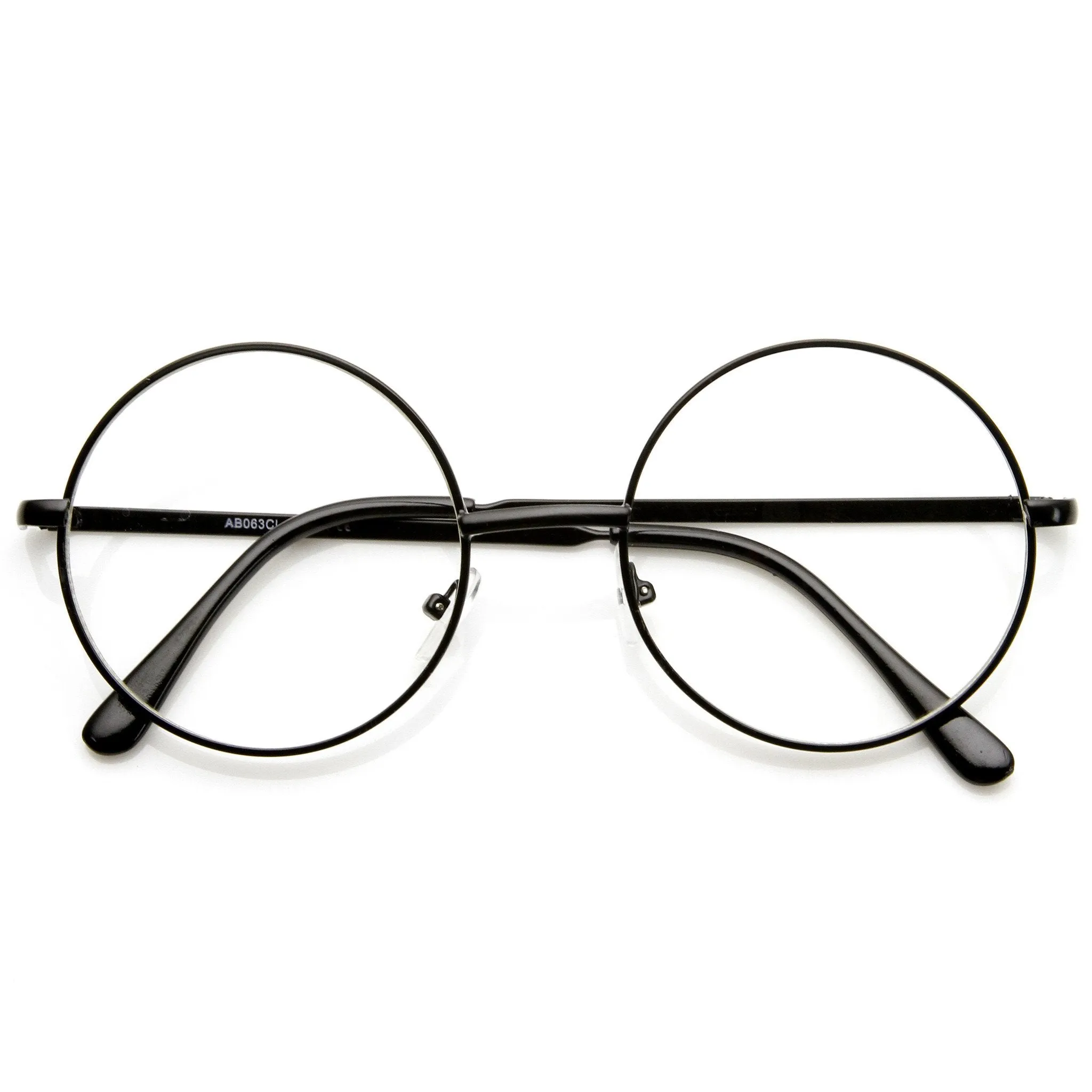 Vintage Lennon Inspired Clear Lens Round Frame Glasses sold by ZeroUV product image thumbnail 5
