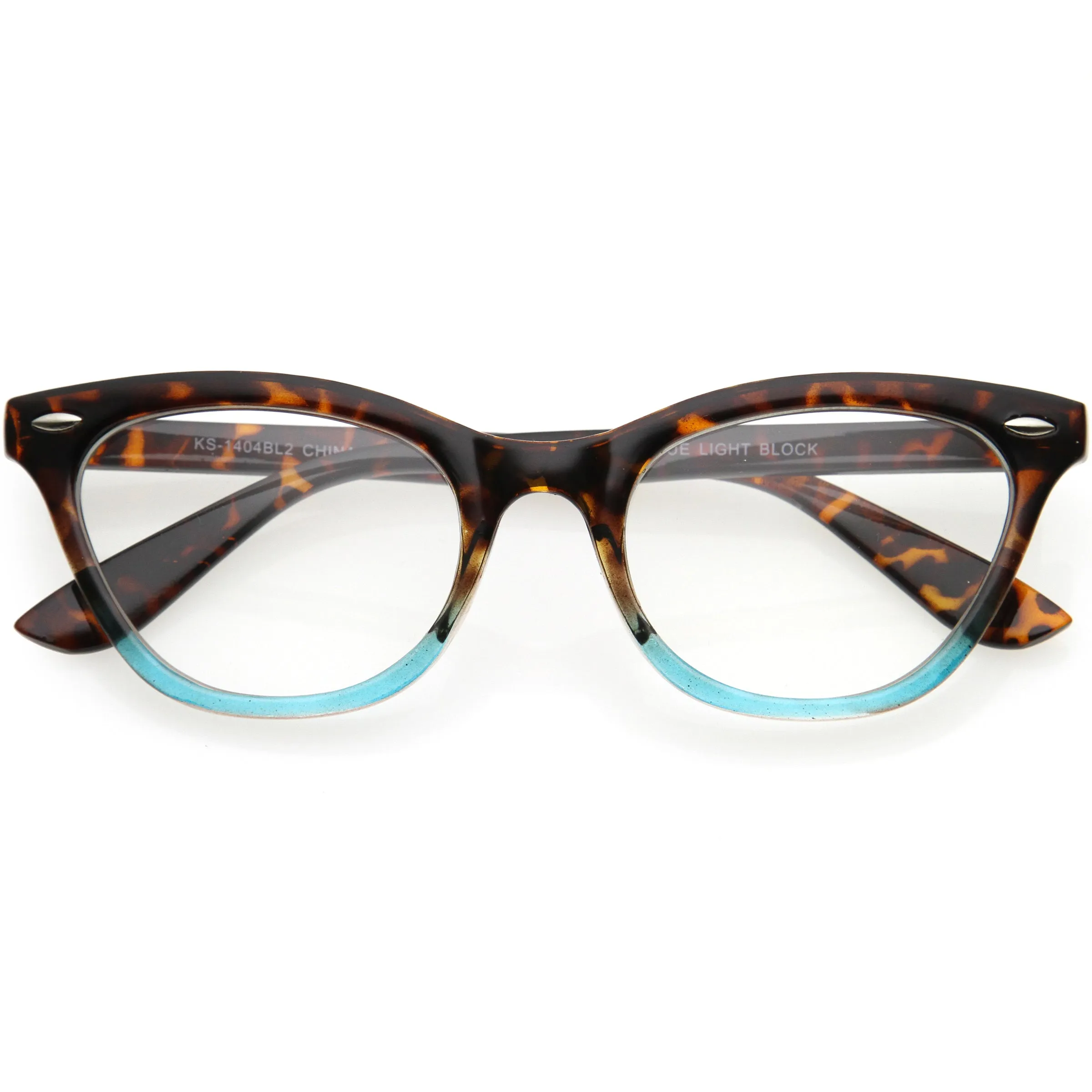 Chic Fashion Everyday Small Cat Eye Blue Light Glasses D156 sold by ZeroUV product image thumbnail 4