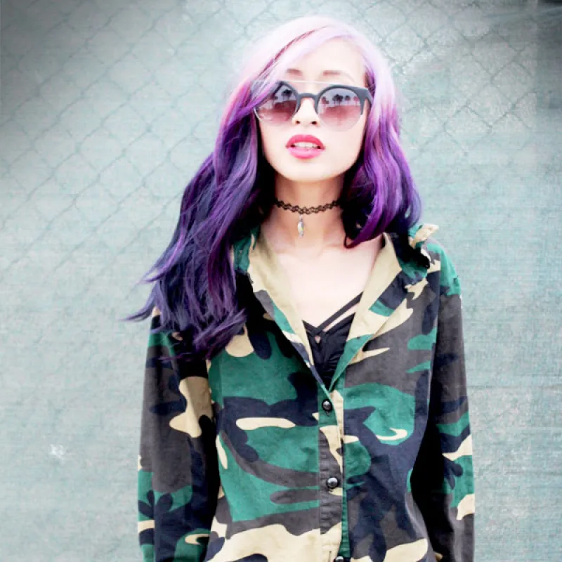 Retro Circle Cat Eye Super Half Frame Flat Bar Sunglasses sold by ZeroUV