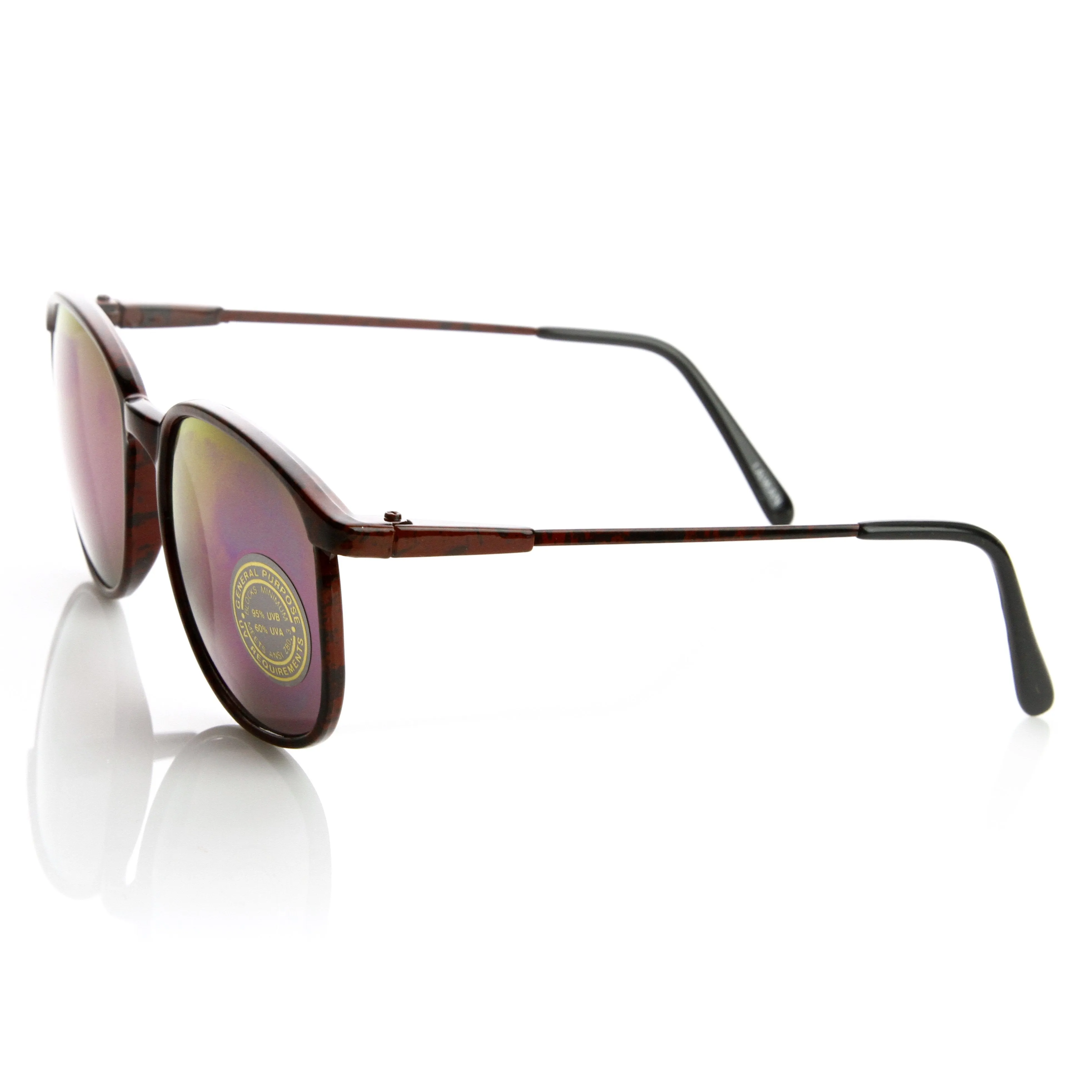True Vintage Deadstock Round P3 Mirrored Lens Sunglasses 7200 sold by ZeroUV product image thumbnail 4
