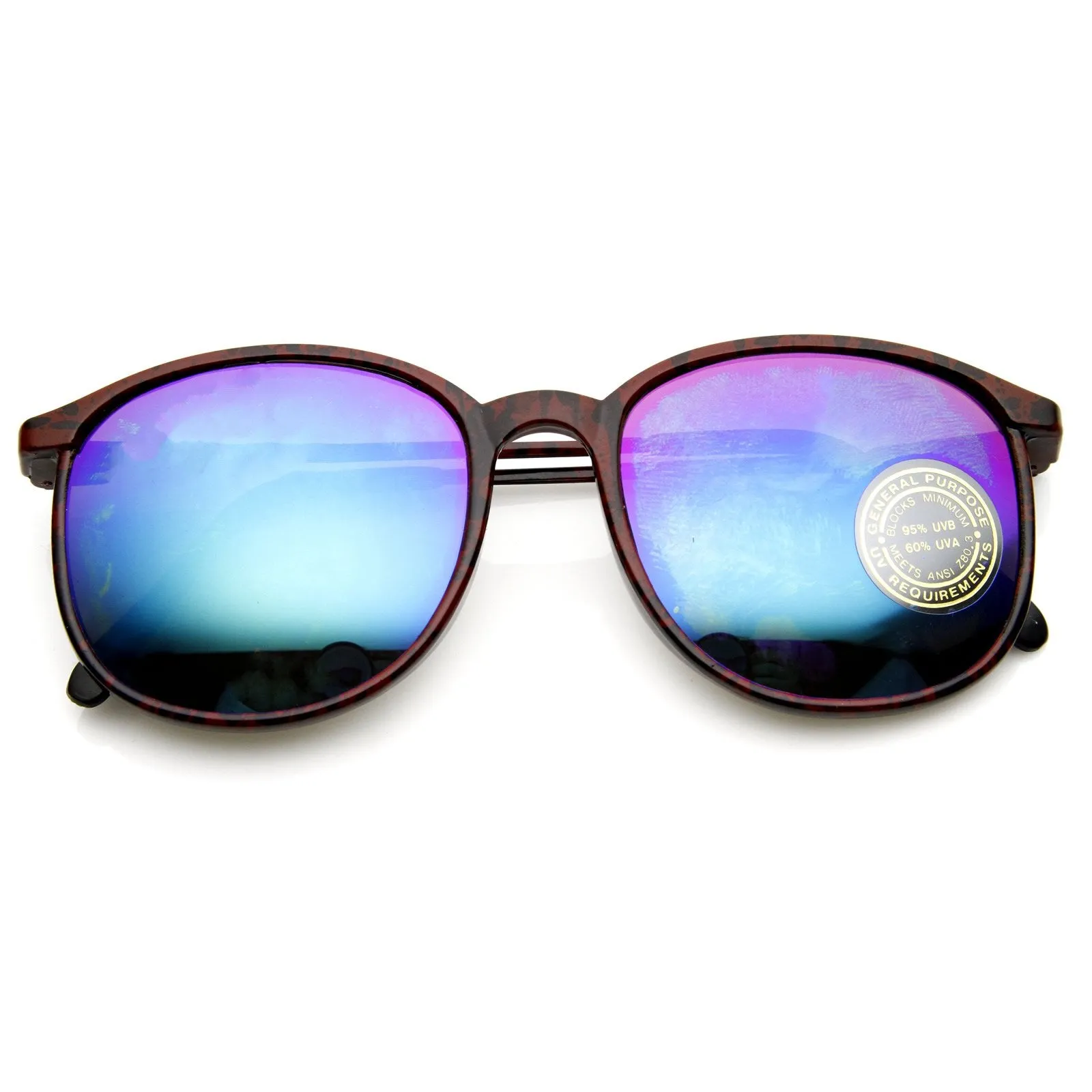 True Vintage Deadstock Round P3 Mirrored Lens Sunglasses 7200 sold by ZeroUV