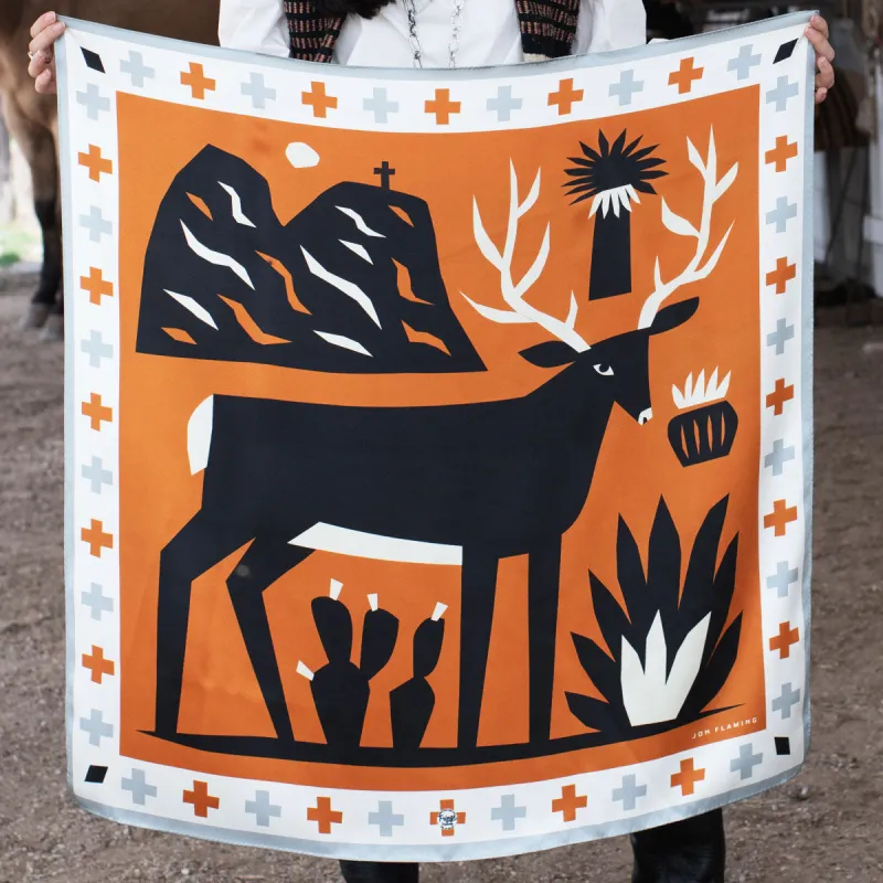 WEST TEXAS BUCK SCARF sold by Cave and Post