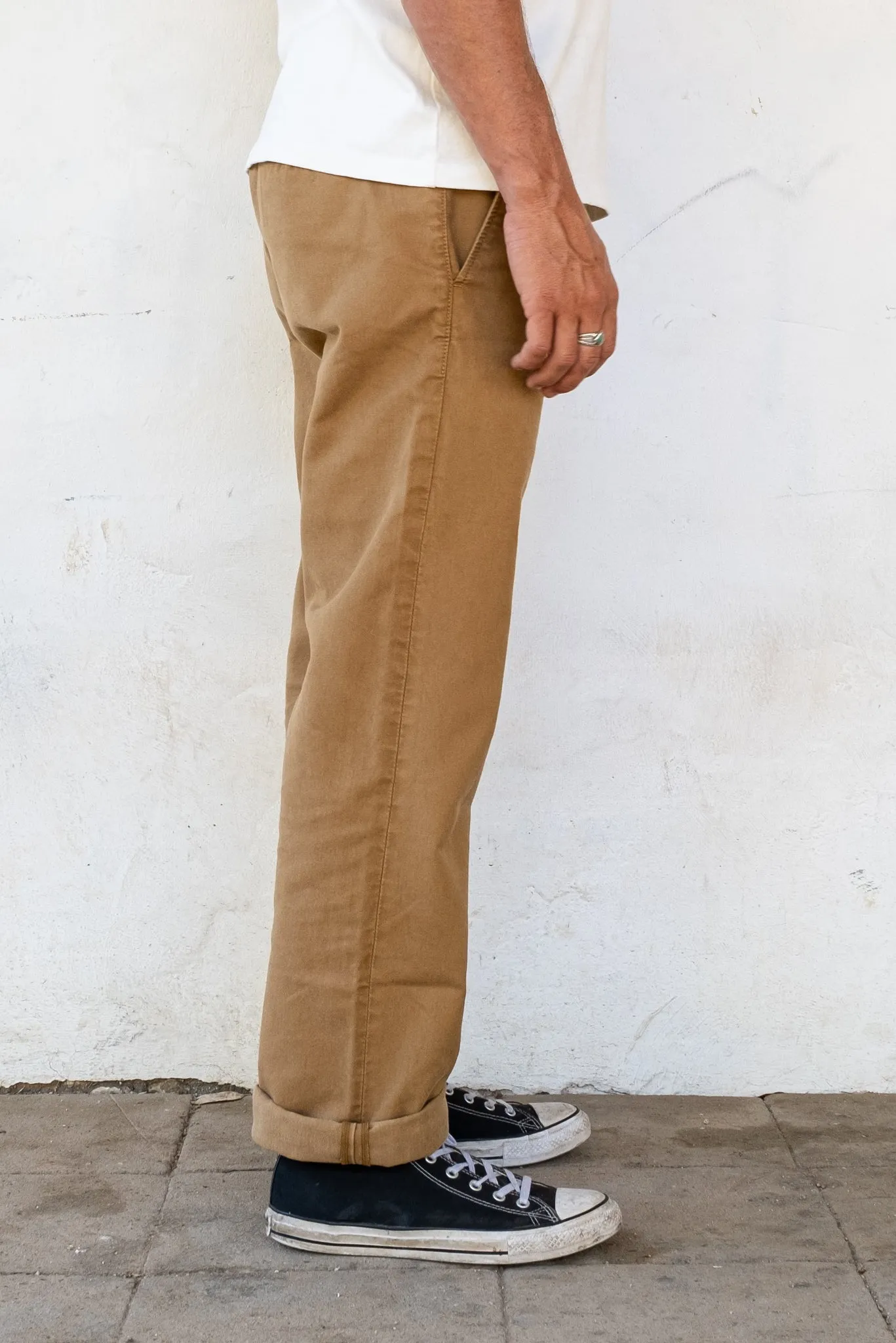 DECK PANT - KHAKI sold by Cave and Post product image thumbnail 4