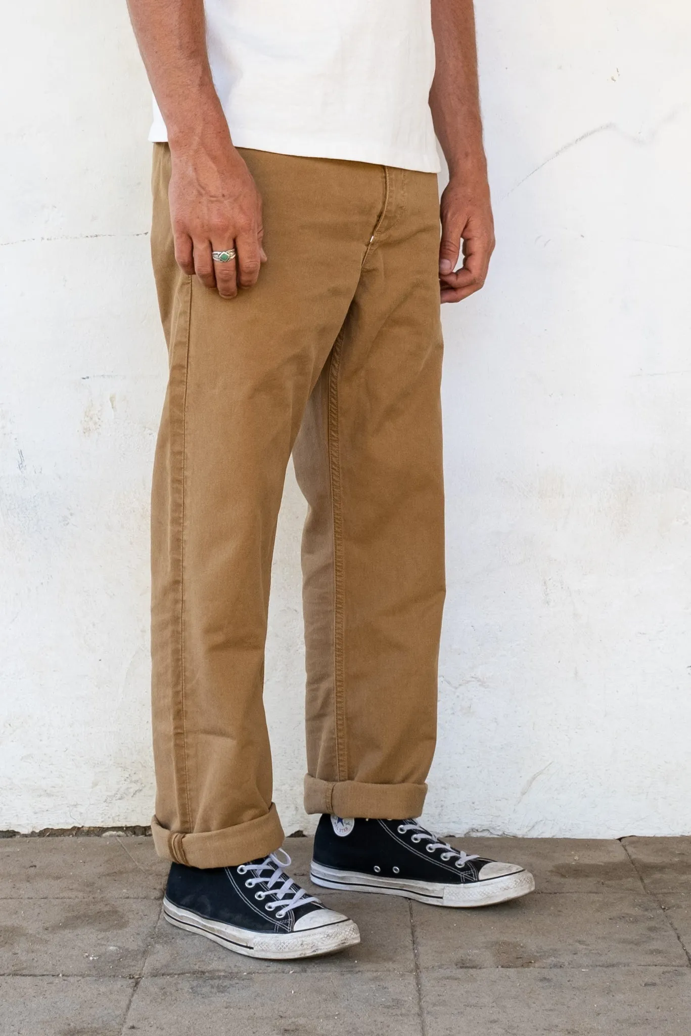 DECK PANT - KHAKI sold by Cave and Post product image thumbnail 3