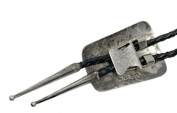 Vintage Sterling Bolo Tie sold by Cave and Post product image thumbnail 2
