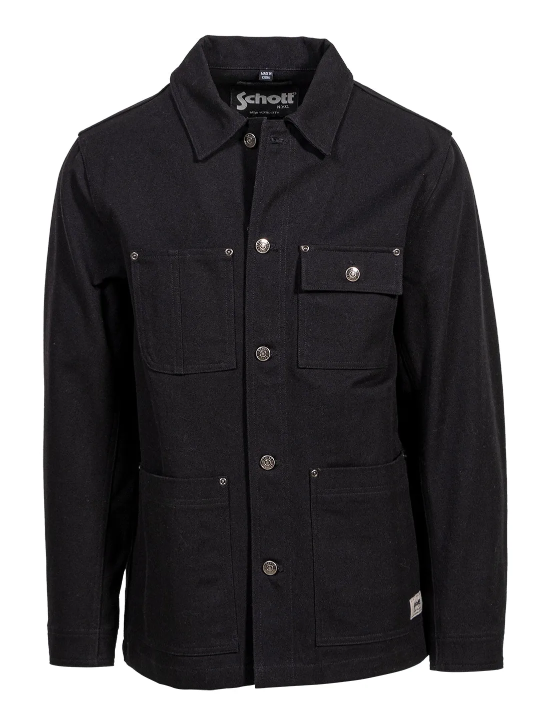 Cotton Canvas Chore Jacket - Black sold by Cave and Post