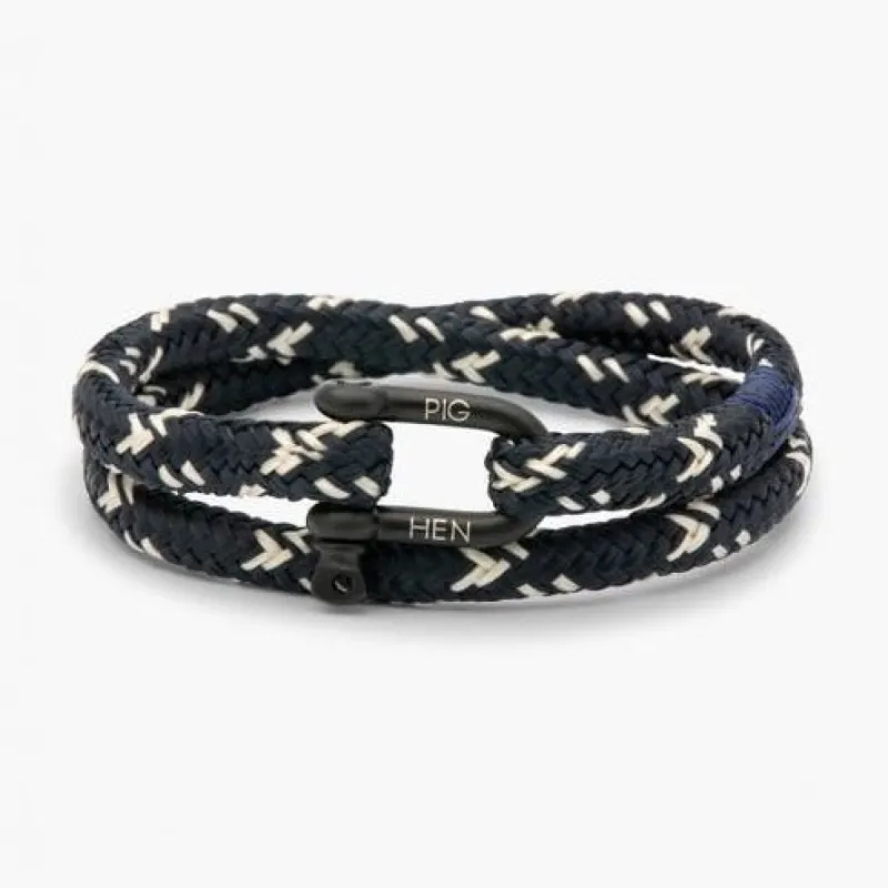 SALTY STEVE NAVY - IVORY | BLACK sold by Cave and Post