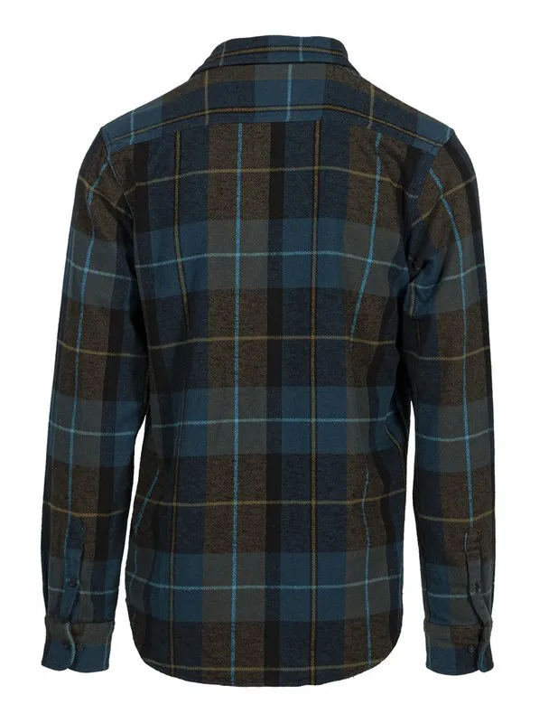 Plaid Cotton Flannel Shirt - Blue/Green sold by Cave and Post product image thumbnail 2