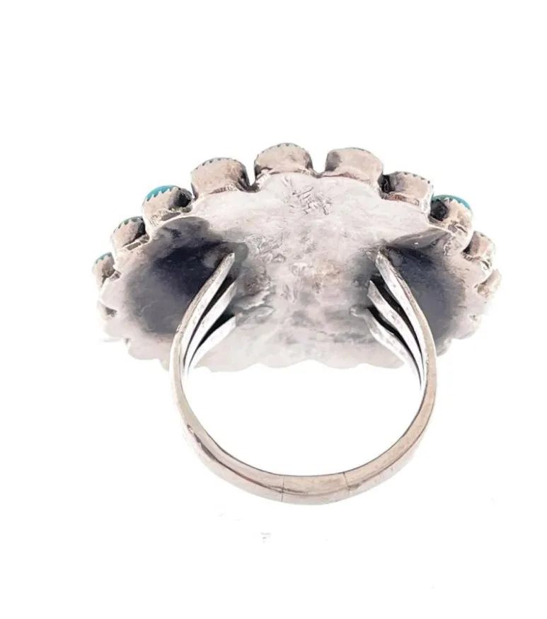 Native American Sterling Silver Petite Point Ring sold by Cave and Post product image thumbnail 2