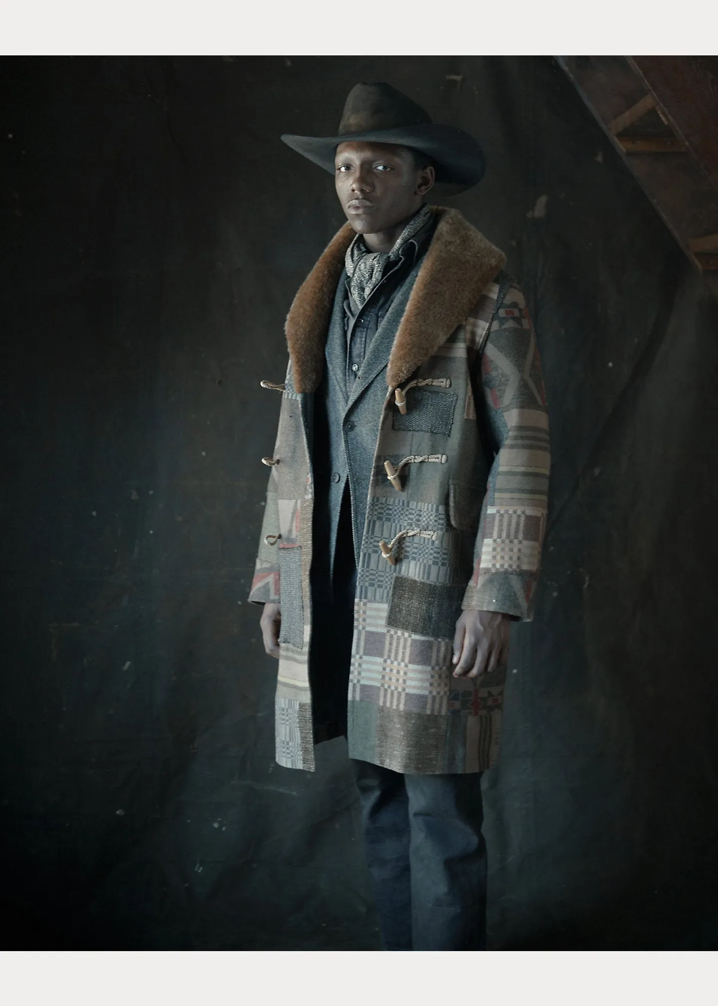 RRL Limited-Edition Shearling-Trim Coat sold by Cave and Post product image thumbnail 2