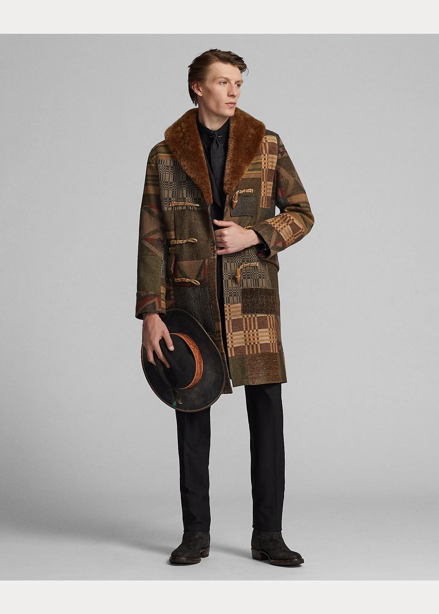RRL Limited-Edition Shearling-Trim Coat sold by Cave and Post product image thumbnail 3