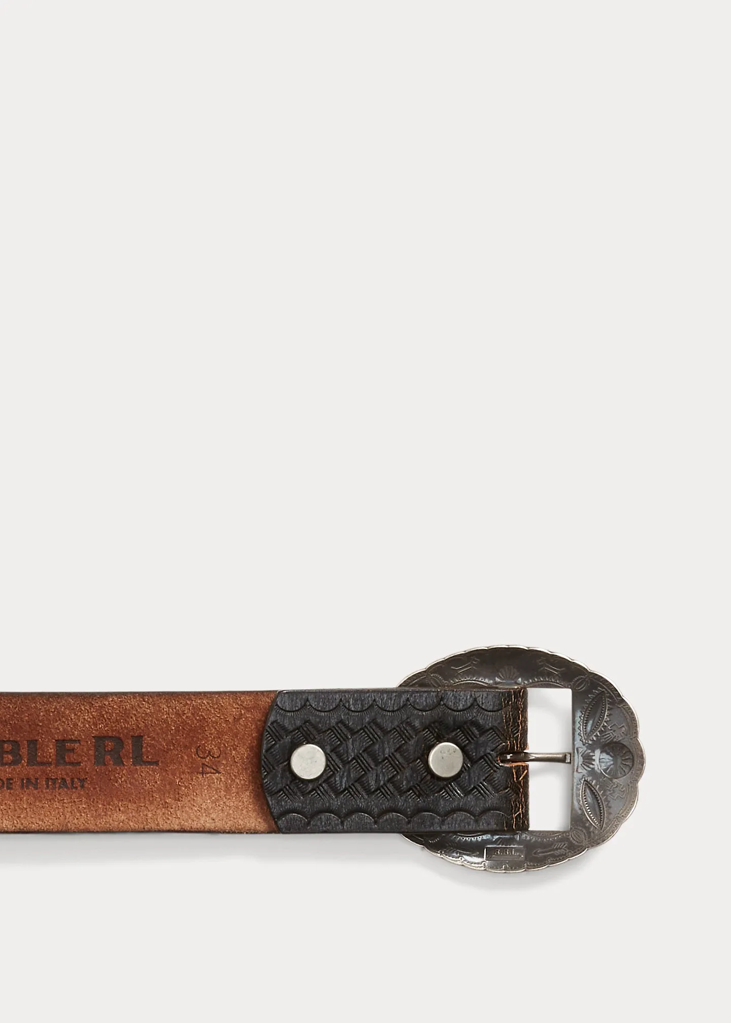 RRL Studded Leather Belt sold by Cave and Post product image thumbnail 3