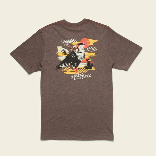 Caracara T-Shirt - Espresso Heather sold by Cave and Post