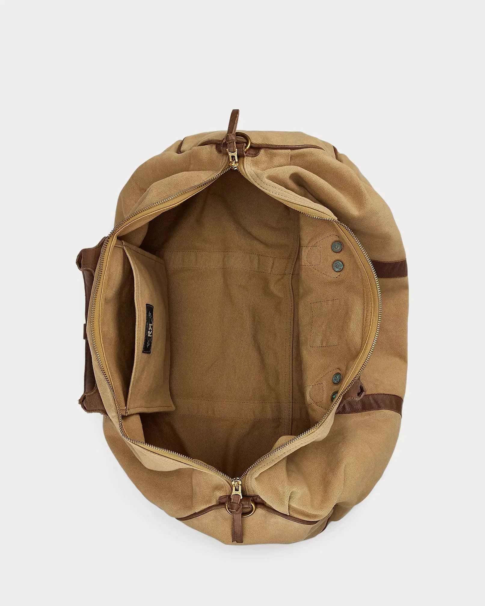 RRL Leather-Trim Canvas Duffel sold by Cave and Post product image thumbnail 4