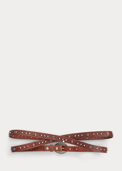 RRL Tooled Leather Double-Wrap Belt sold by Cave and Post product image thumbnail 2