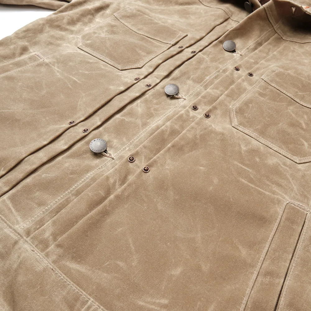 Riders Jacket Waxed Canvas Tobacco - Brown Interior sold by Cave and Post product image thumbnail 5