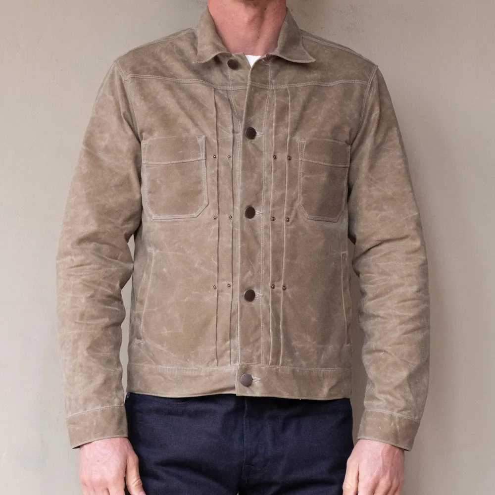 Riders Jacket Waxed Canvas Tobacco - Brown Interior sold by Cave and Post product image thumbnail 4