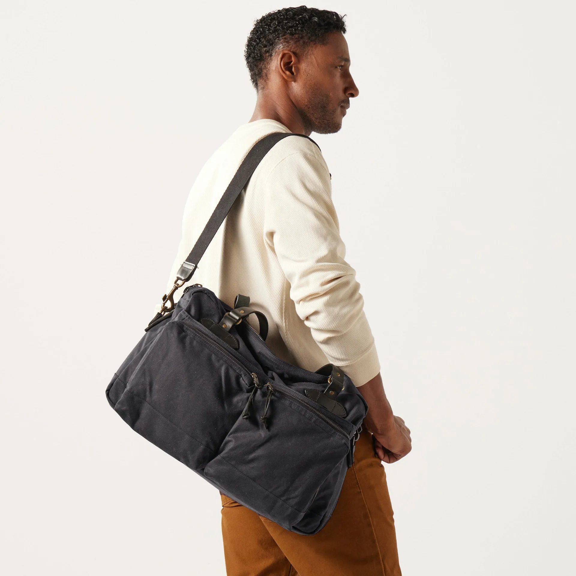 48 HOUR TIN CLOTH DUFFLE BAG - CINDER sold by Cave and Post