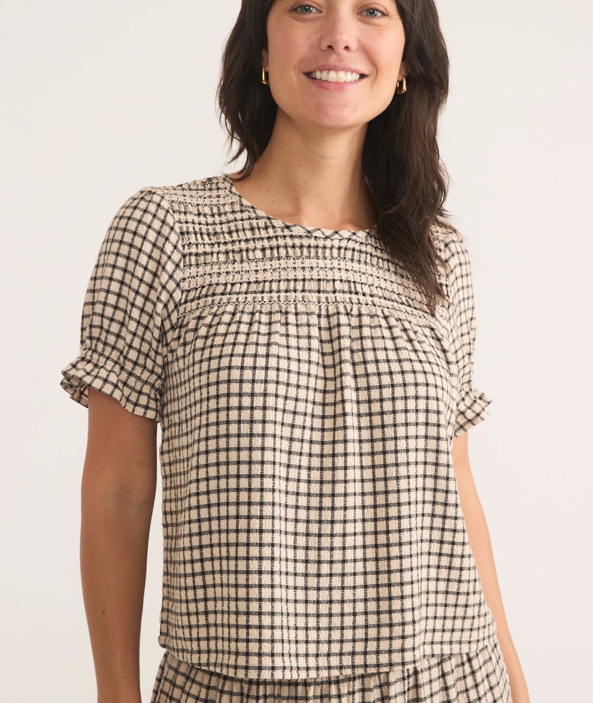 Elena Smocked Top sold by Cave and Post product image thumbnail 3