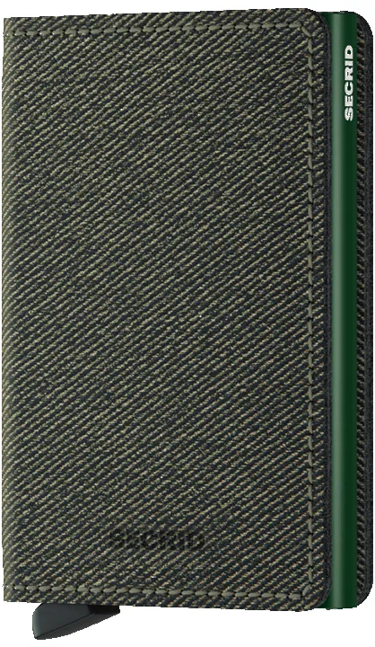 Slimwallet - Twist Green sold by Cave and Post