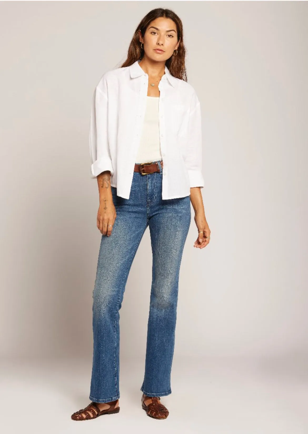 THE CANDID SHIRT - WHITE sold by Cave and Post