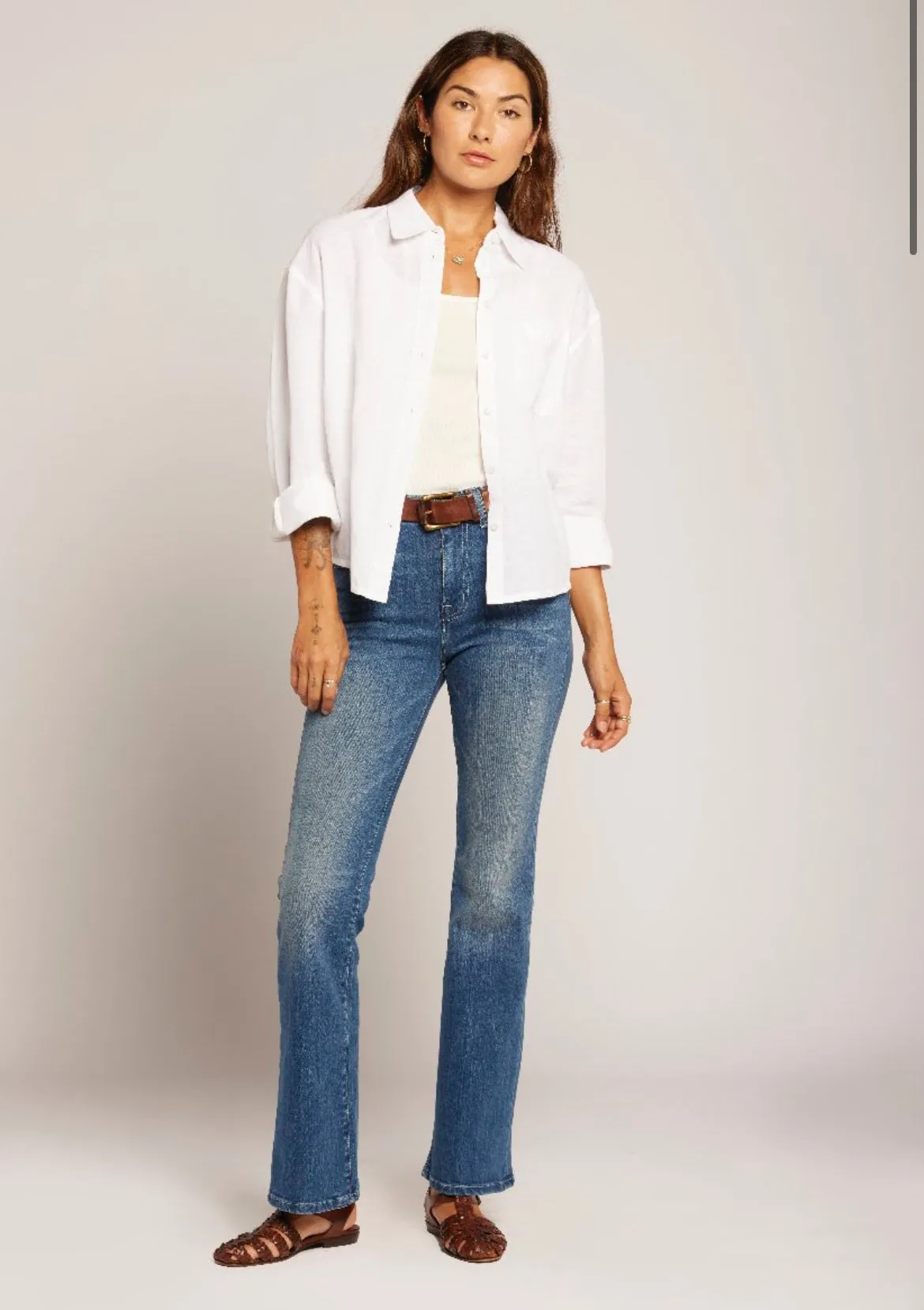 THE CANDID SHIRT - WHITE sold by Cave and Post product image thumbnail 5